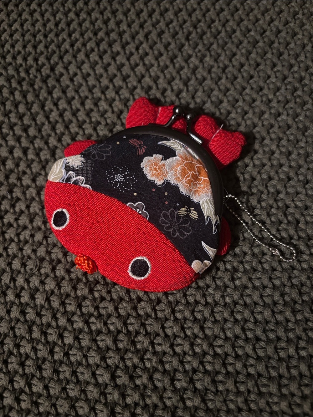Cute Koi Fish Coin Pouch Japanese Design